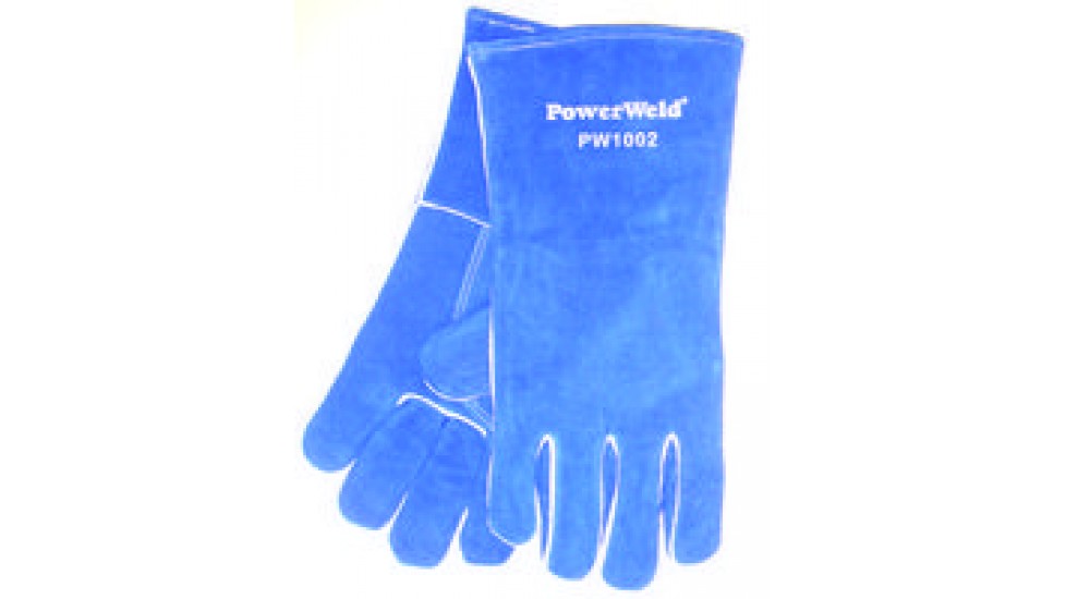Welder blue glove