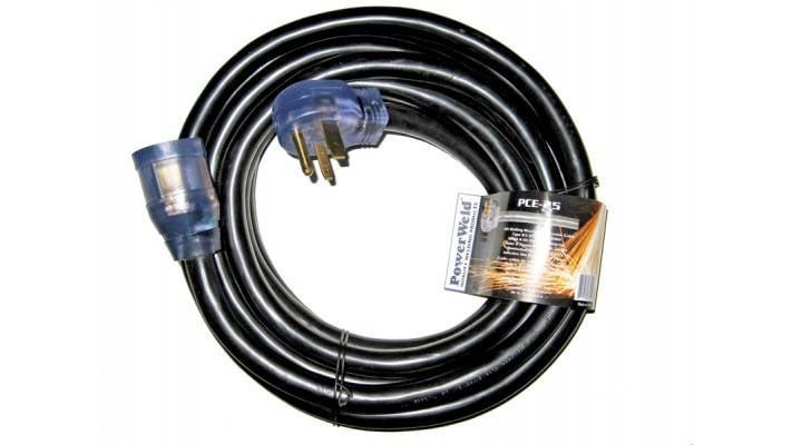Power cable extension 230 volts 8/3 25 ft